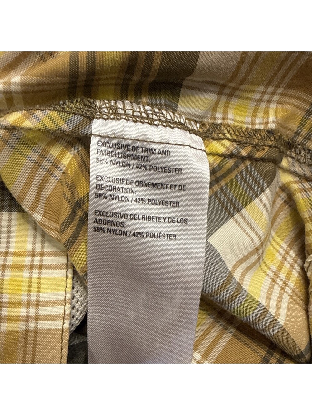5.11 Tactical Short Sleeve Snap Shirt Yellow Size Small - Picture 7 of 8